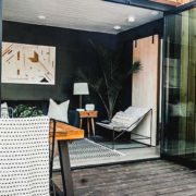 Jojo and Jordan Cashpad shipping container with Glass Expanse systems.